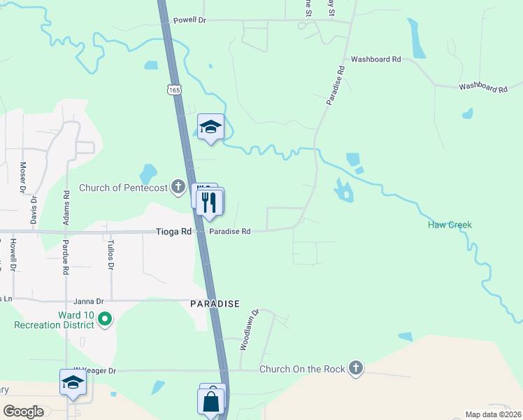 map of restaurants, bars, coffee shops, grocery stores, and more near 4913 Georgia Avenue in Ball
