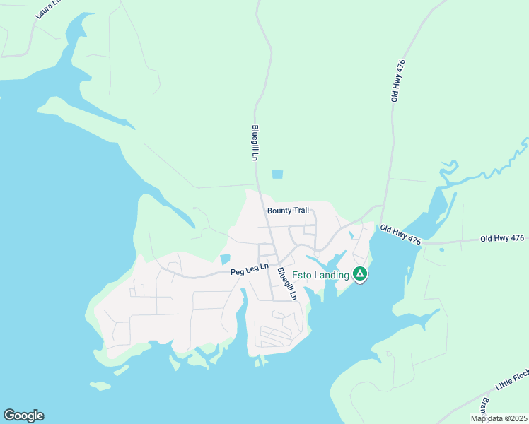 map of restaurants, bars, coffee shops, grocery stores, and more near 851 Bluegill Lane in Many