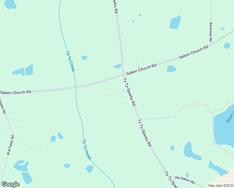 map of restaurants, bars, coffee shops, grocery stores, and more near 1526 Ty Ty-Sparks Road in Tifton