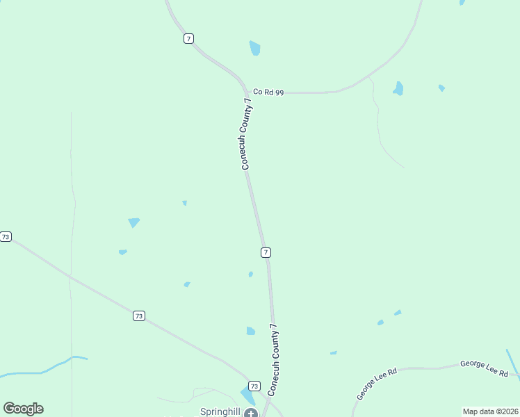 map of restaurants, bars, coffee shops, grocery stores, and more near 6821 County Highway 7 in Repton
