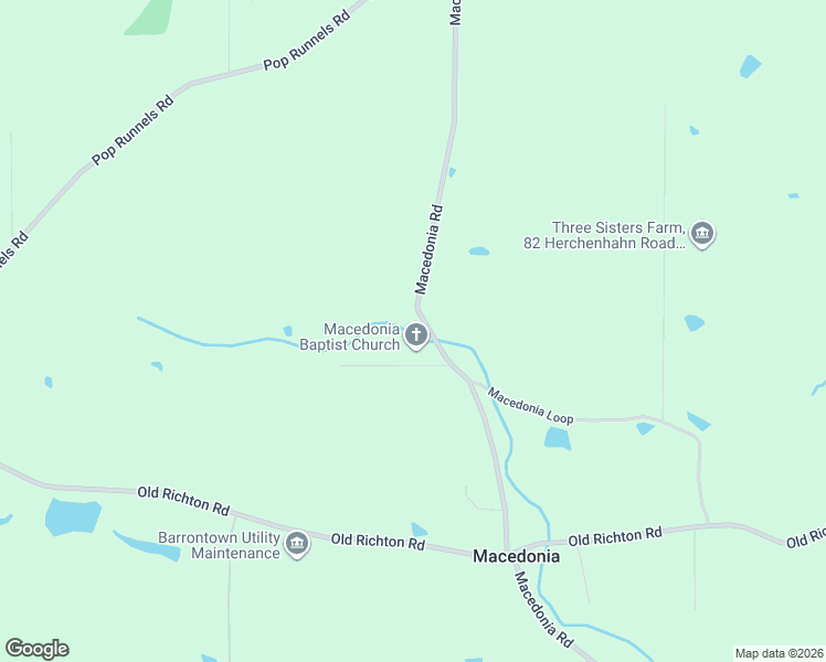 map of restaurants, bars, coffee shops, grocery stores, and more near 609 Macedonia Road in Petal