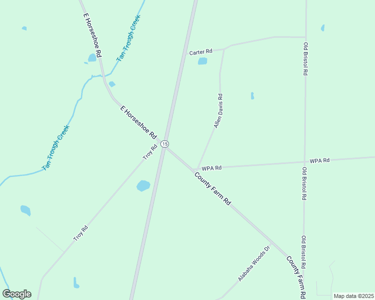 map of restaurants, bars, coffee shops, grocery stores, and more near 3302-3306 Allen Davis Road in Blackshear