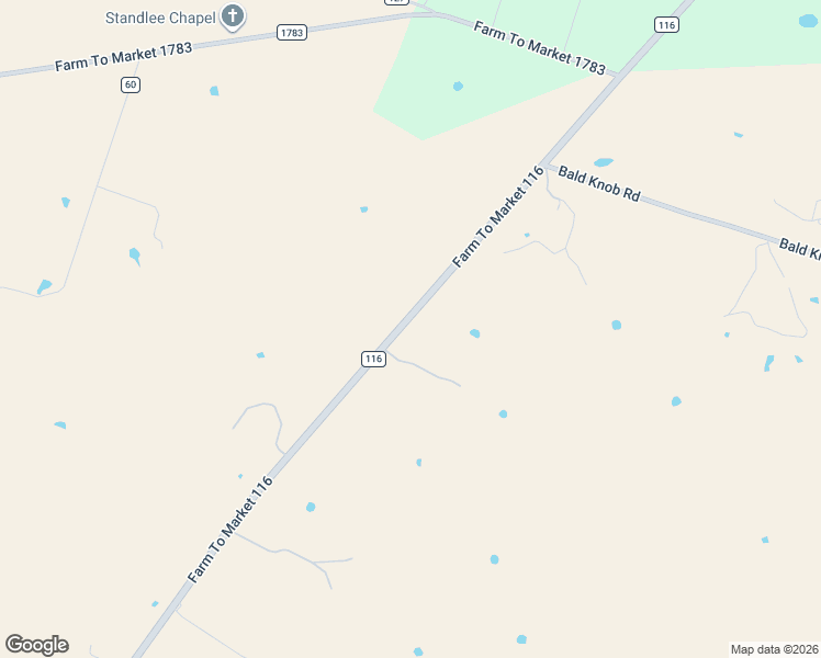 map of restaurants, bars, coffee shops, grocery stores, and more near Farm to Market 116 in Gatesville