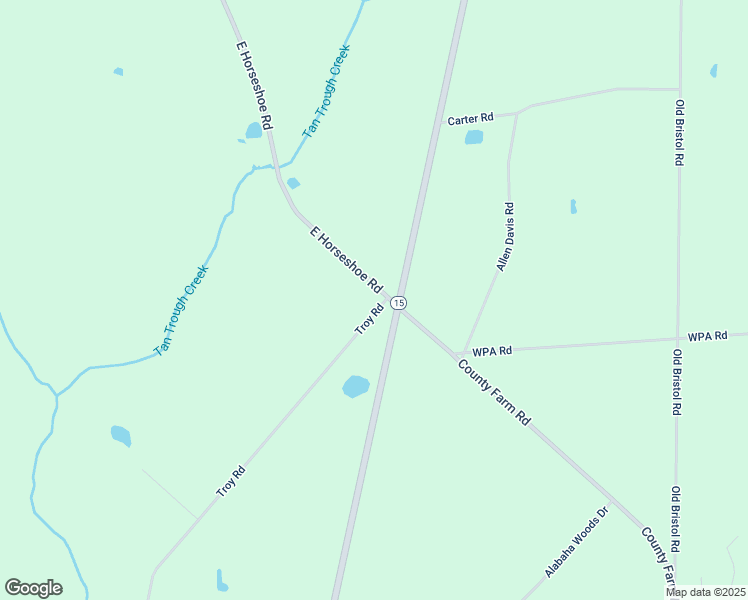 map of restaurants, bars, coffee shops, grocery stores, and more near 3401-3547 East Horseshoe Road in Blackshear