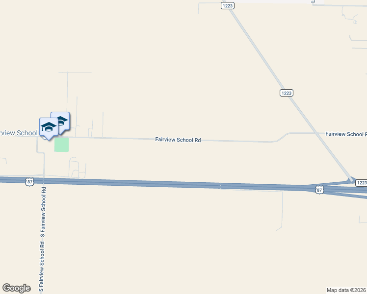 map of restaurants, bars, coffee shops, grocery stores, and more near 3069 Fairview School Road in San Angelo