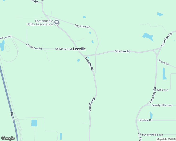 map of restaurants, bars, coffee shops, grocery stores, and more near 657 Leeville Road in Petal