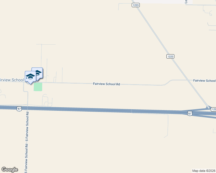 map of restaurants, bars, coffee shops, grocery stores, and more near 3069 Fairview School Road in San Angelo