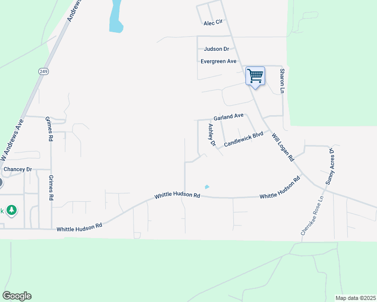 map of restaurants, bars, coffee shops, grocery stores, and more near 294-298 Juniper Drive in Ozark
