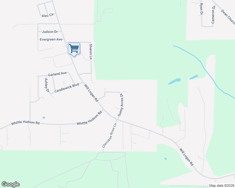map of restaurants, bars, coffee shops, grocery stores, and more near 344 Sunny Acres Drive in Ozark