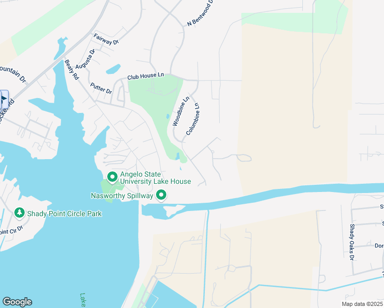 map of restaurants, bars, coffee shops, grocery stores, and more near 5699 Imperial Court in San Angelo