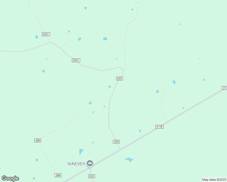 map of restaurants, bars, coffee shops, grocery stores, and more near 9520 County Road 255 in Oakwood