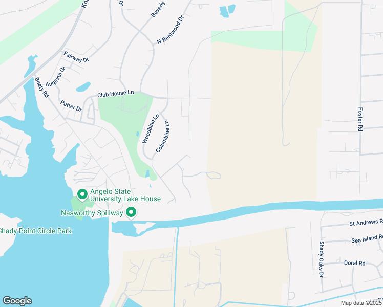 map of restaurants, bars, coffee shops, grocery stores, and more near 5699 Imperial Court in San Angelo