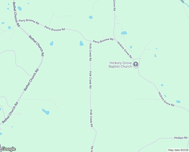 map of restaurants, bars, coffee shops, grocery stores, and more near 236 Polk Creek Road in Sumrall