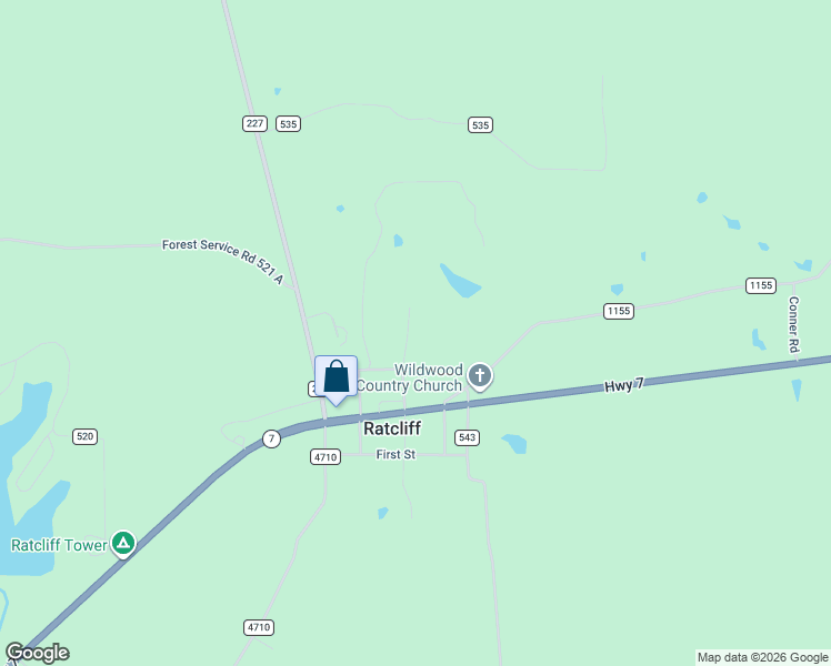 map of restaurants, bars, coffee shops, grocery stores, and more near 322 Avenue D in Kennard