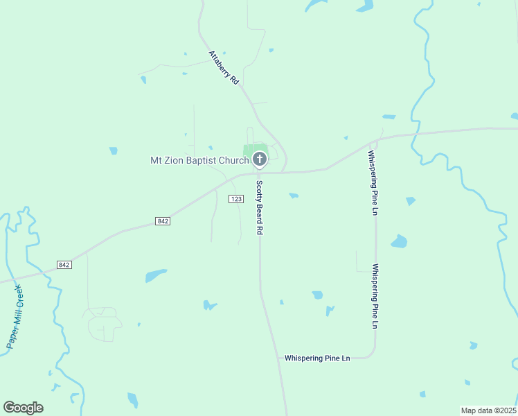 map of restaurants, bars, coffee shops, grocery stores, and more near 230 County Road 125 in Lufkin