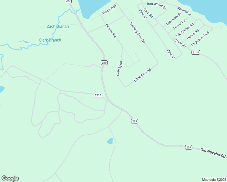 map of restaurants, bars, coffee shops, grocery stores, and more near 8888 Farm to Market 229 in Grapeland