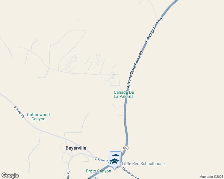 map of restaurants, bars, coffee shops, grocery stores, and more near 3 Corralito Lane in Nogales