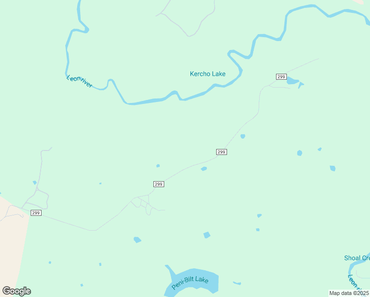 map of restaurants, bars, coffee shops, grocery stores, and more near County Road 299 in Gatesville