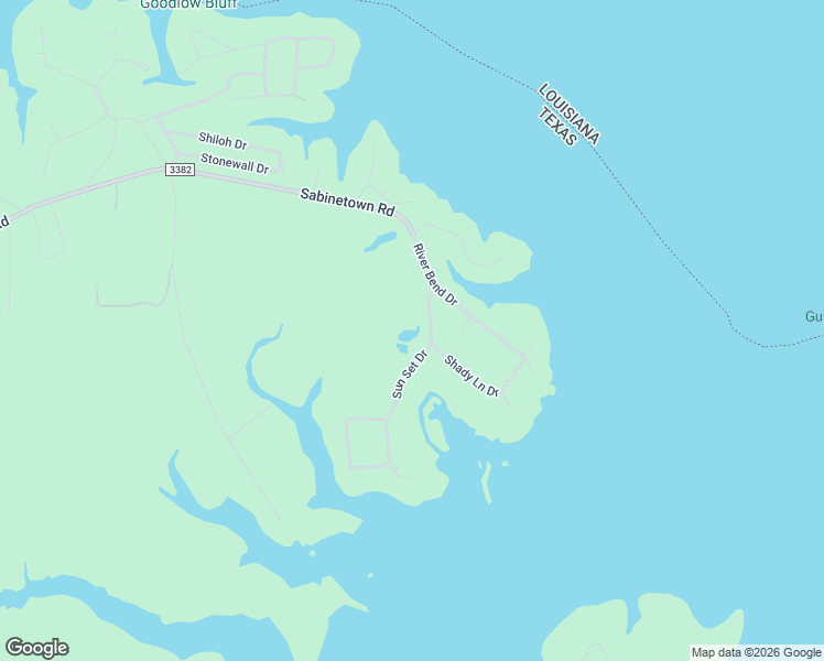 map of restaurants, bars, coffee shops, grocery stores, and more near Sun Set Drive in Hemphill