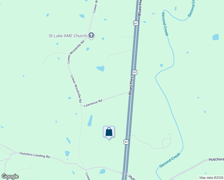 map of restaurants, bars, coffee shops, grocery stores, and more near 25 Lawrence Road in Natchez