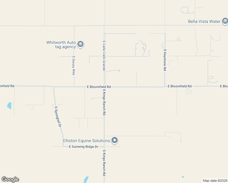 map of restaurants, bars, coffee shops, grocery stores, and more near 9223 South Kings Ranch Road in Hereford