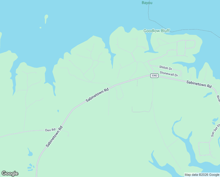 map of restaurants, bars, coffee shops, grocery stores, and more near 504 Farm to Market 3382 in Hemphill