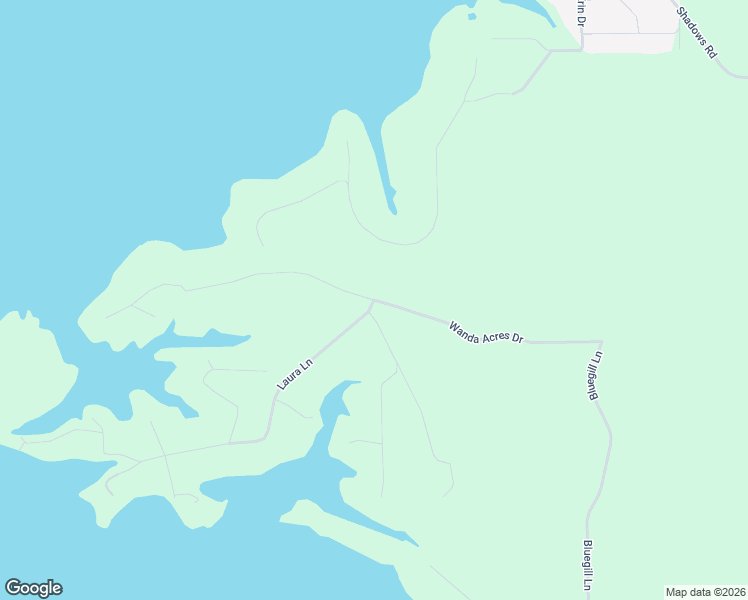 map of restaurants, bars, coffee shops, grocery stores, and more near 1116-1366 Wanda Acres Drive in Many