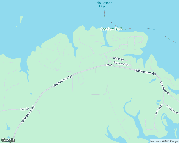 map of restaurants, bars, coffee shops, grocery stores, and more near 2570 Sabinetown Road in Hemphill