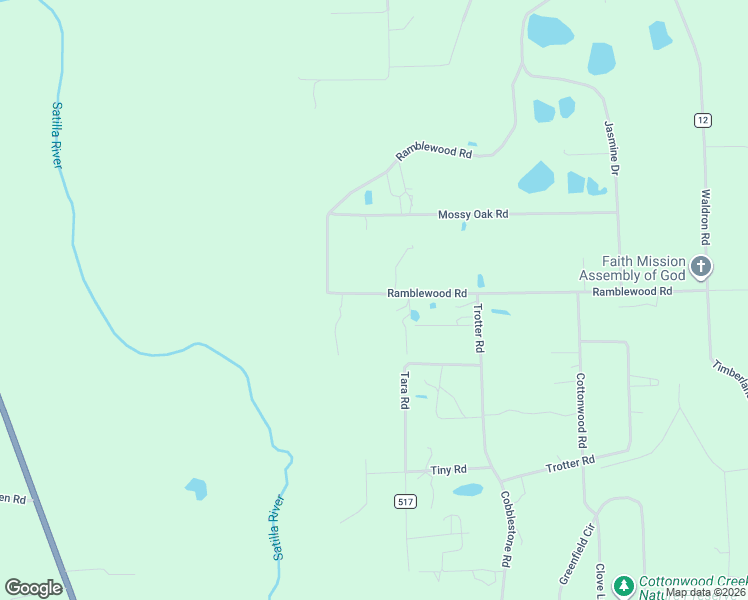 map of restaurants, bars, coffee shops, grocery stores, and more near 1805 Ramblewood Road in Douglas