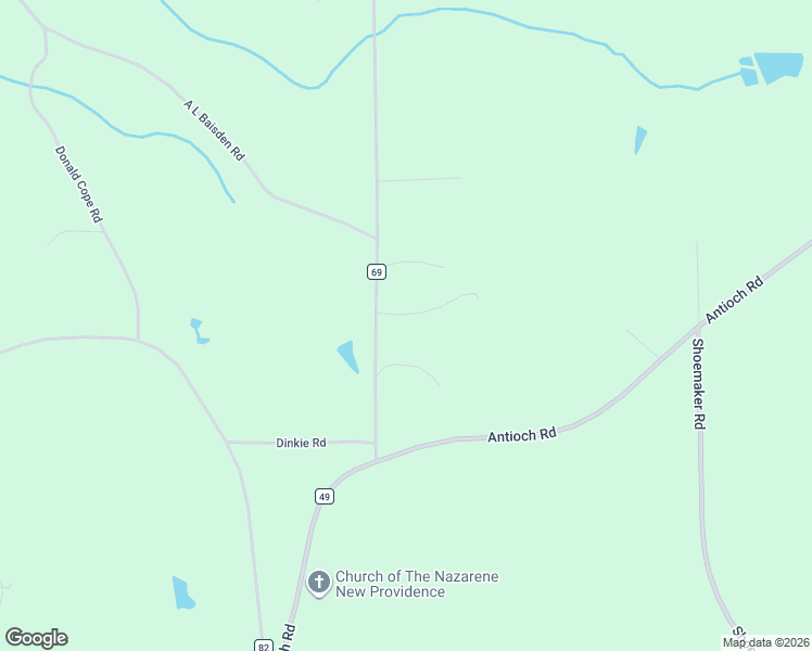 map of restaurants, bars, coffee shops, grocery stores, and more near 19866 Koala Lane in Andalusia