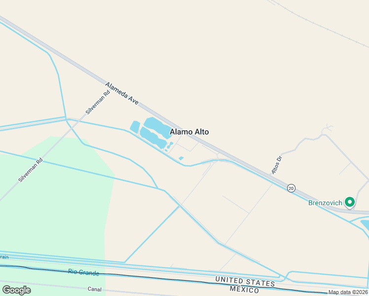 map of restaurants, bars, coffee shops, grocery stores, and more near 21446 1st Street in Tornillo