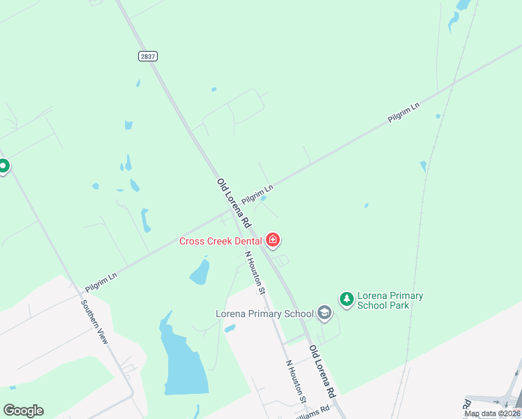 map of restaurants, bars, coffee shops, grocery stores, and more near 6415 Old Lorena Road in Lorena