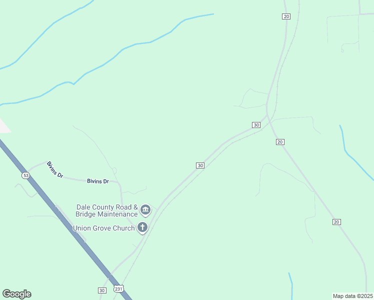 map of restaurants, bars, coffee shops, grocery stores, and more near 2133 County Road 30 in Ozark