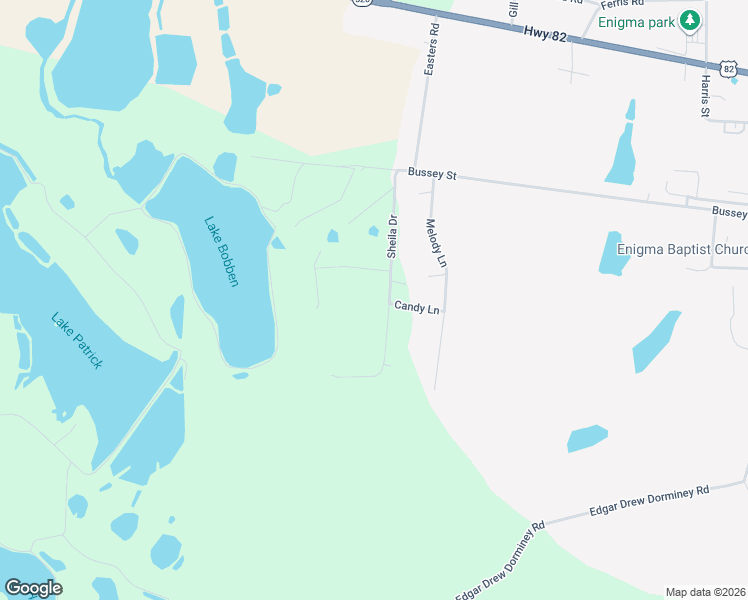 map of restaurants, bars, coffee shops, grocery stores, and more near 368 Sheila Drive in Enigma