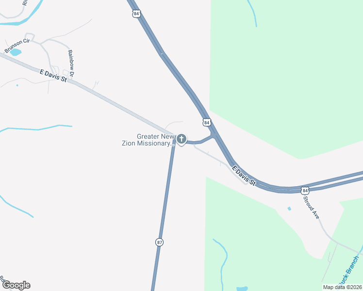 map of restaurants, bars, coffee shops, grocery stores, and more near 1224 East Davis Street in Elba