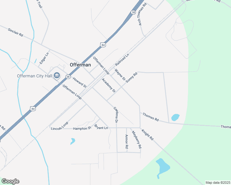 map of restaurants, bars, coffee shops, grocery stores, and more near 6200 Academy Street in Patterson