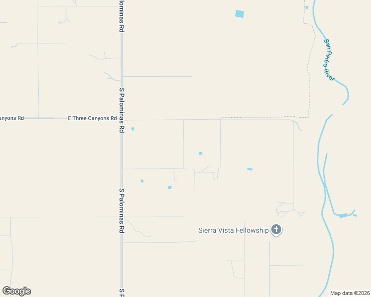 map of restaurants, bars, coffee shops, grocery stores, and more near 8943 South Emerald Lane in Hereford