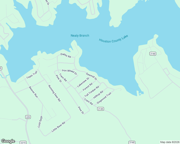 map of restaurants, bars, coffee shops, grocery stores, and more near 160 Dailey Road in Crockett