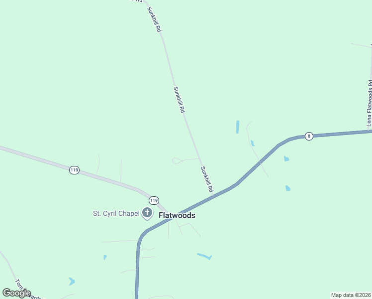 map of restaurants, bars, coffee shops, grocery stores, and more near 45 Sunkhill Road in Flatwoods