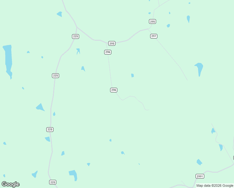 map of restaurants, bars, coffee shops, grocery stores, and more near County Road 296 in Oakwood