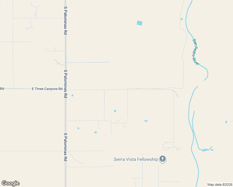 map of restaurants, bars, coffee shops, grocery stores, and more near 10616 East Waters Road in Hereford