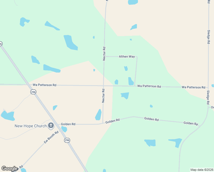 map of restaurants, bars, coffee shops, grocery stores, and more near 415 Nectar Road in Ty Ty