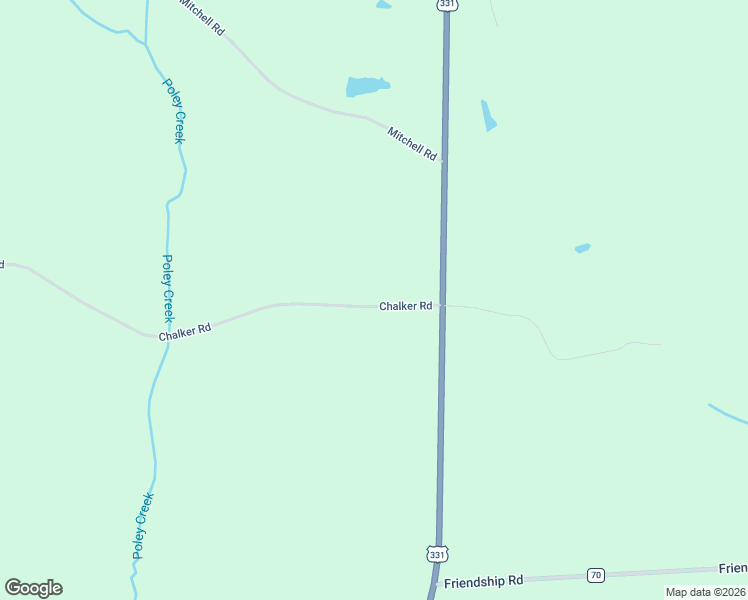 map of restaurants, bars, coffee shops, grocery stores, and more near 26355 Chalker Road in Opp