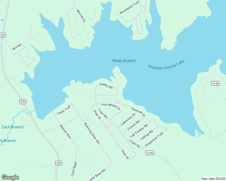 map of restaurants, bars, coffee shops, grocery stores, and more near 160 Dailey Road in Crockett