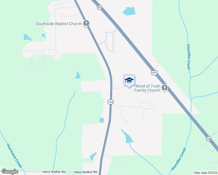 map of restaurants, bars, coffee shops, grocery stores, and more near 1476 Alabama 123 in Ozark
