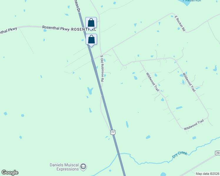 map of restaurants, bars, coffee shops, grocery stores, and more near 3966 S Robinson Dr in Lorena
