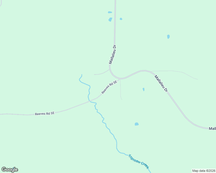 map of restaurants, bars, coffee shops, grocery stores, and more near 3589-3699 Reeves Road Southeast in Ruth