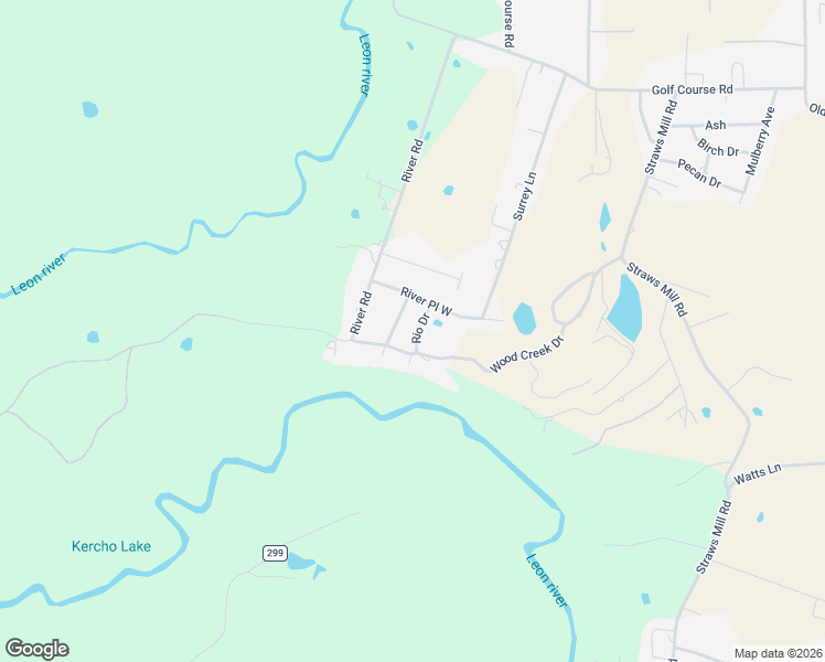 map of restaurants, bars, coffee shops, grocery stores, and more near 203 River Ridge Drive in Gatesville