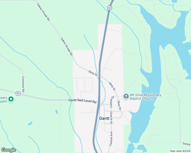 map of restaurants, bars, coffee shops, grocery stores, and more near 29201 Jeff Street in Andalusia