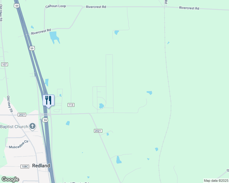 map of restaurants, bars, coffee shops, grocery stores, and more near 402 Saint Clair Street in Lufkin
